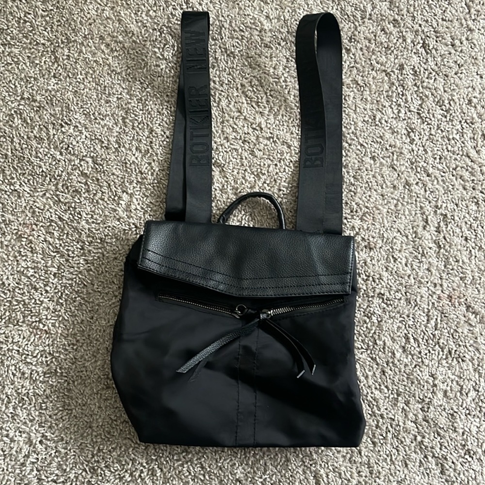 Botkier New York Mini Nylon Black Backpack